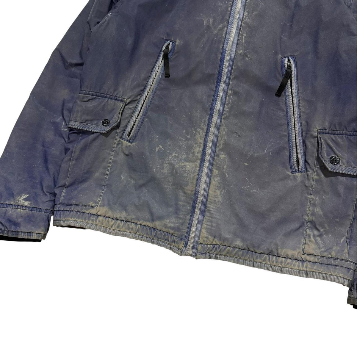 Stone Island Liquid Reflective Jacket | XL, Reflective Grey