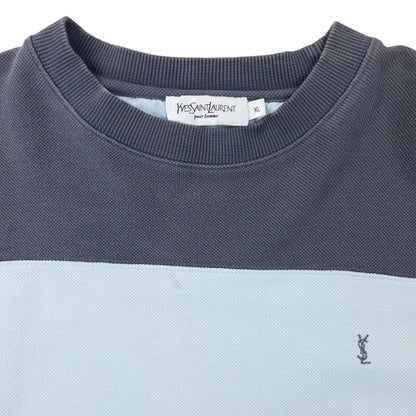 Vintage 2000s YSL Yves Saint Laurent Striped Sweatshirt Size XL | XL, Multicoloured