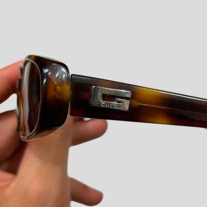 Gucci by Tom Ford 90’s Tortoiseshell Orange Lens Sunglasses | O/S, Brown