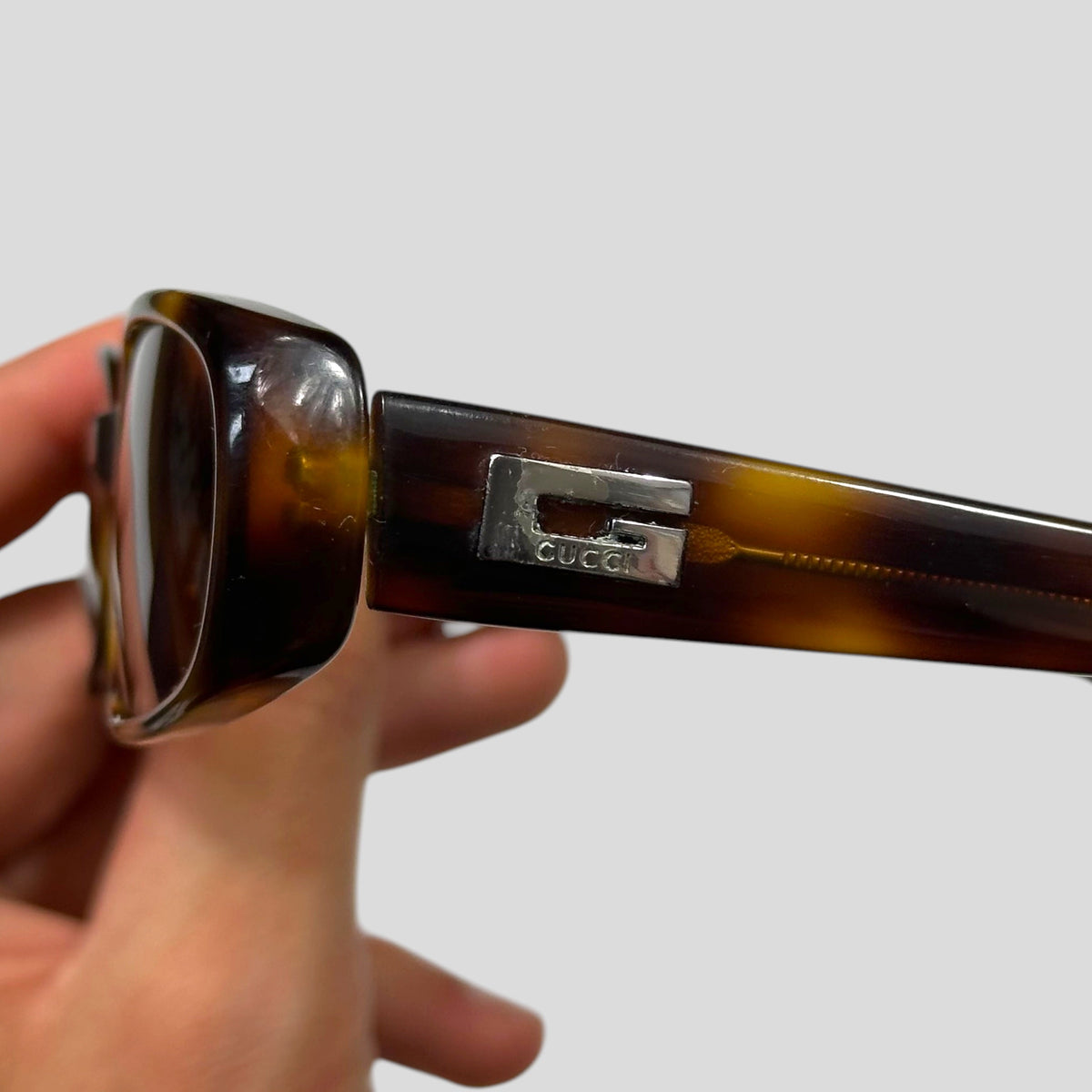 Gucci by Tom Ford 90’s Tortoiseshell Orange Lens Sunglasses | O/S, Brown