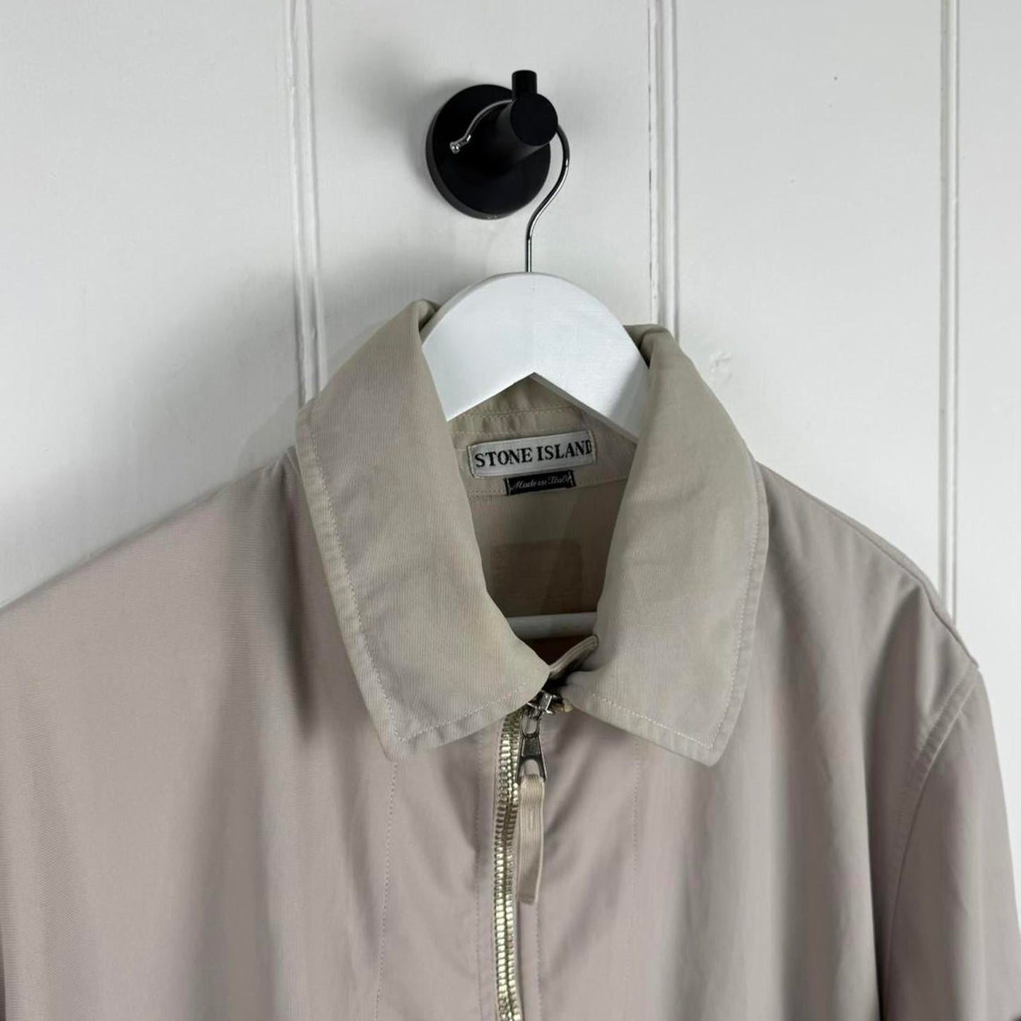 Stone Island SS2000 Nylam Zip Jacket (L) | Large, Beige