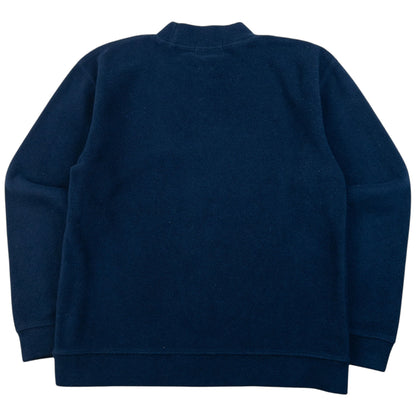 Vintage 2000s YSL Yves Saint Laurent Fleece Sweatshirt Size M | Medium, Navy