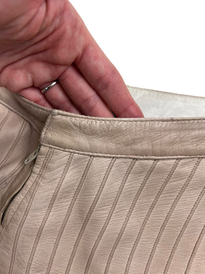 Gucci F/W 1999 leather pinstripe trousers Tom Ford era