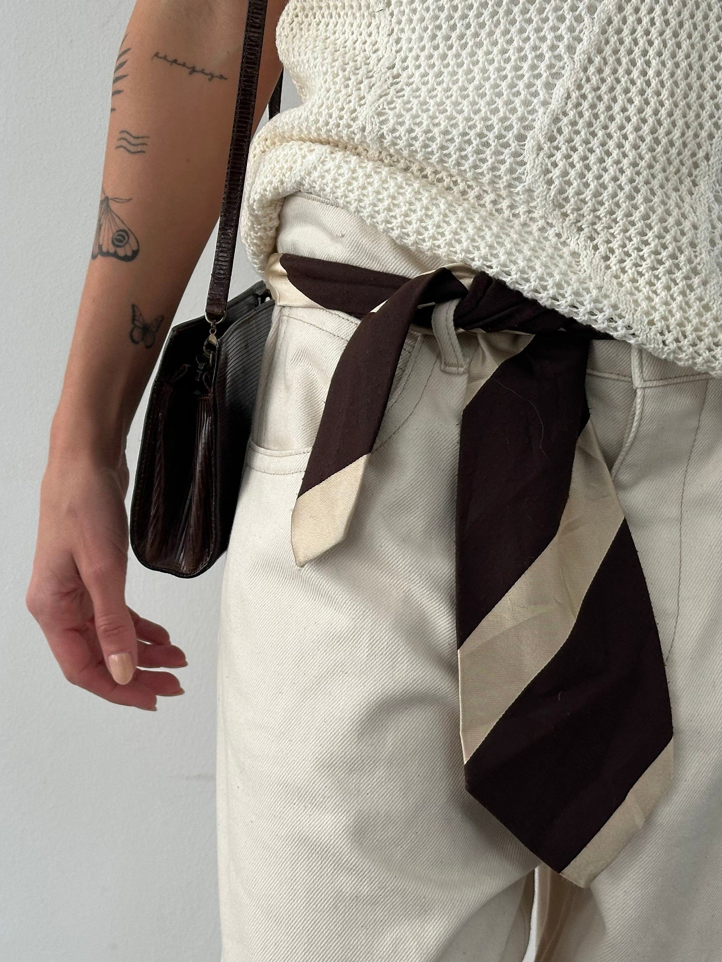Vintage 1990s Wide Striped Tie