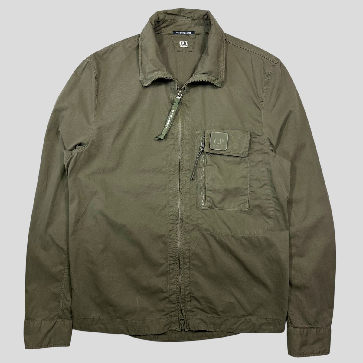 CP Company SS21 Metropolis Badge Overshirt Jacket - S | Green