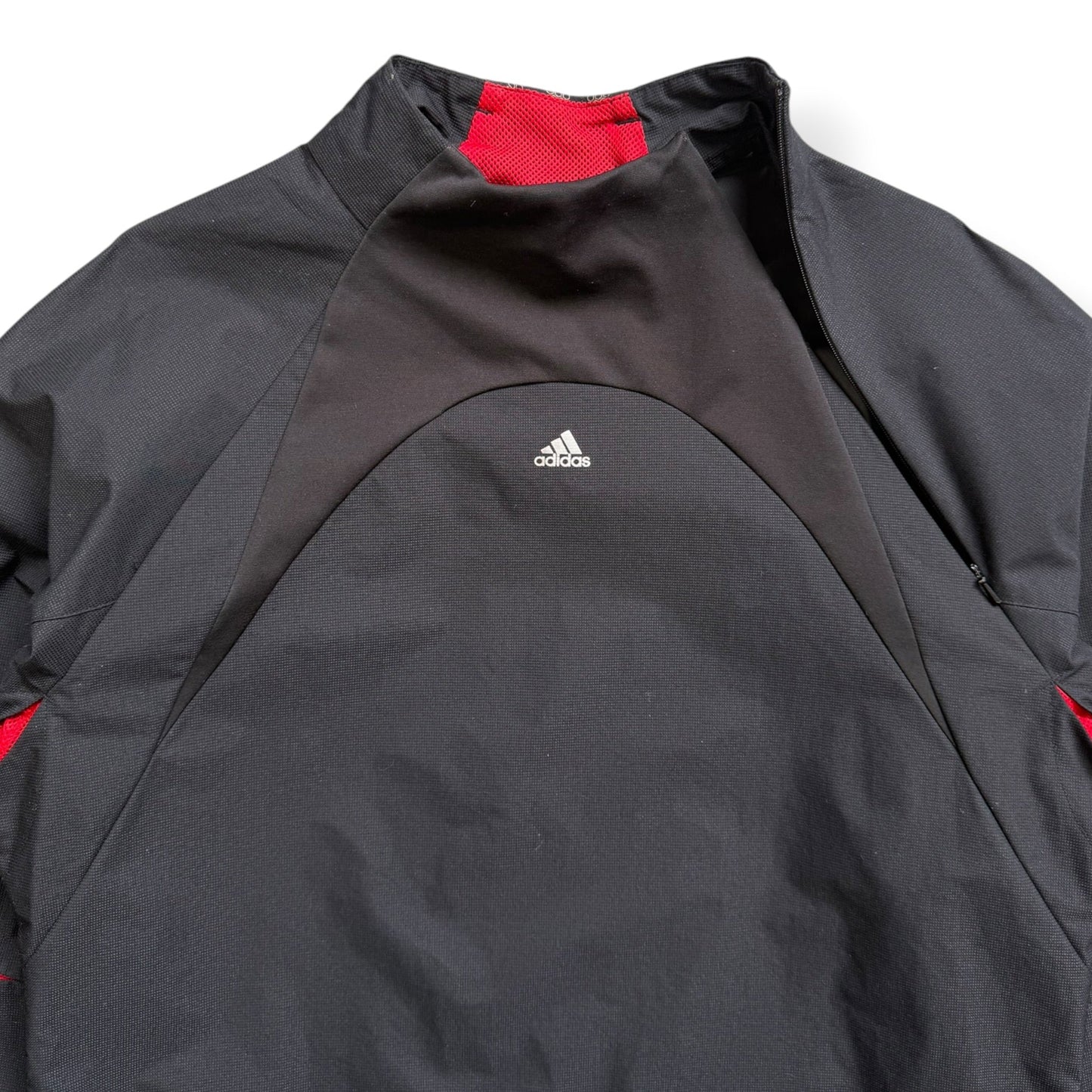 2003 Adidas Articulated Climacool Asymmetric Zip Pullover (M) | Default Title, Black