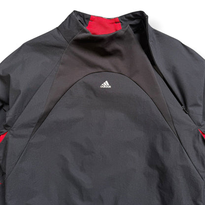 2003 Adidas Articulated Climacool Asymmetric Zip Pullover (M) | Default Title, Black