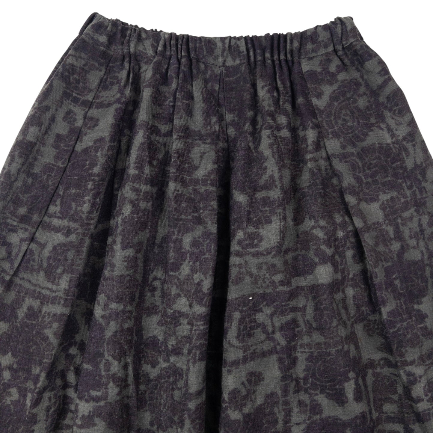 Vintage 90s Plantation By Issey Miyake Pattern Skirt Womens Size XL | XL, Grey
