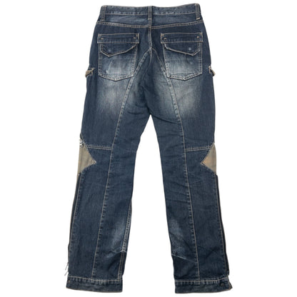 Vintage 2000s PPFM Multi Zip Denim Jeans Size W32