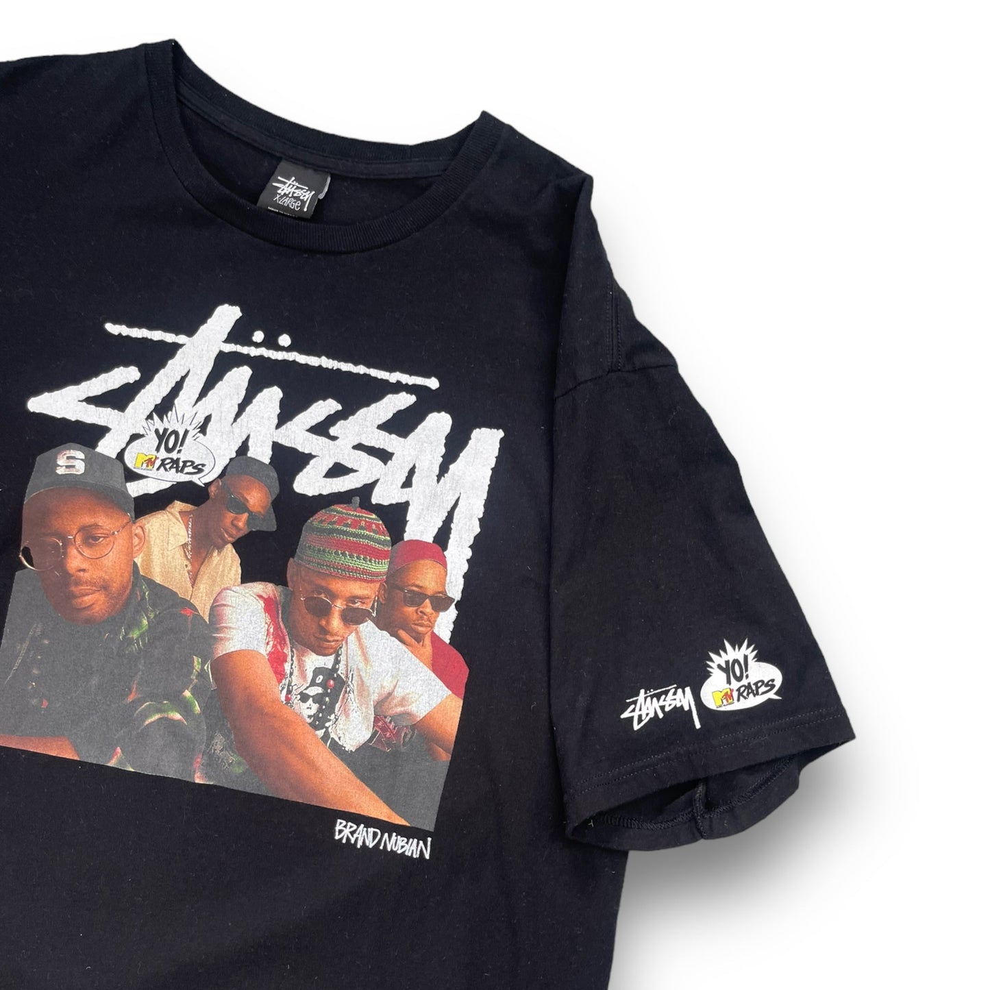 2013 Stussy MTV Raps Brand Nubian T-Shirt (XL) | Default Title, Black