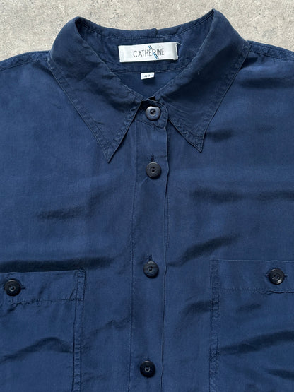 Vintage 1990s Pure Silk Shirt - L