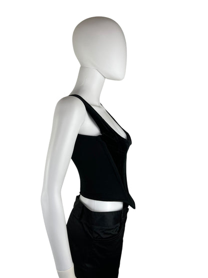 Vivienne Westwood A/W 1991 velvet corset | Black, Black