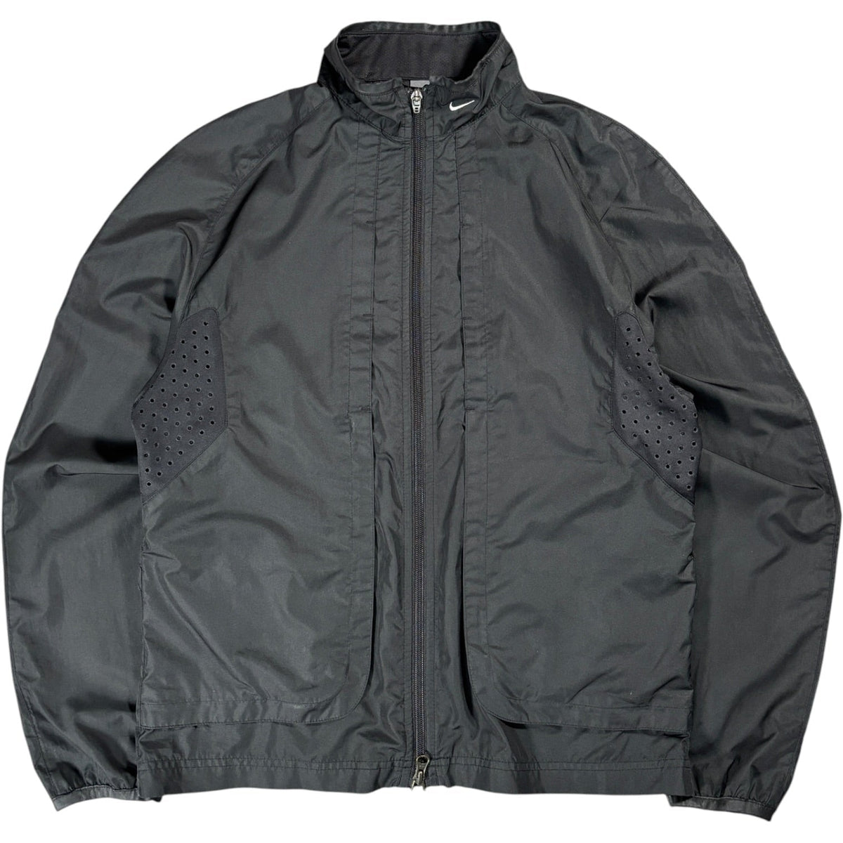 Nike 00’s Laser Cut Ventilated Stash Pocket Jacket M | Medium, Black