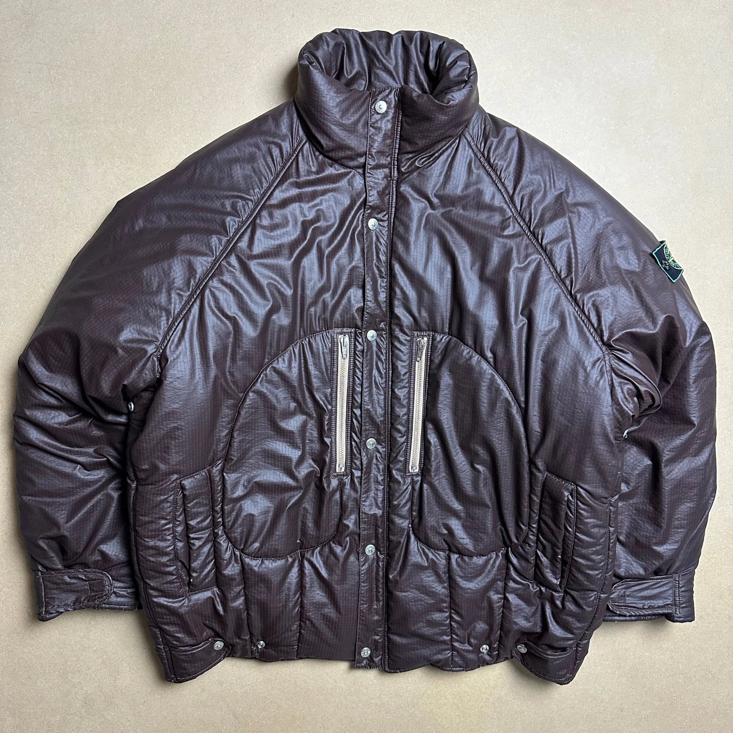 A/W1988 Microfibre Padded Puffer Jacket