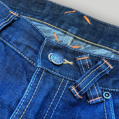 Maharishi Embroidered Dark Wash Jeans 32x32