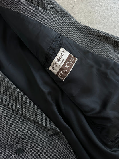 Yves Saint Laurent Menswear 1980s Double Breasted Blazer - 38R/M