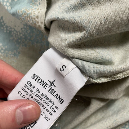 Stone Island Dove Grey Devore Camo T Shirt, Size Small | Stone island, Camo