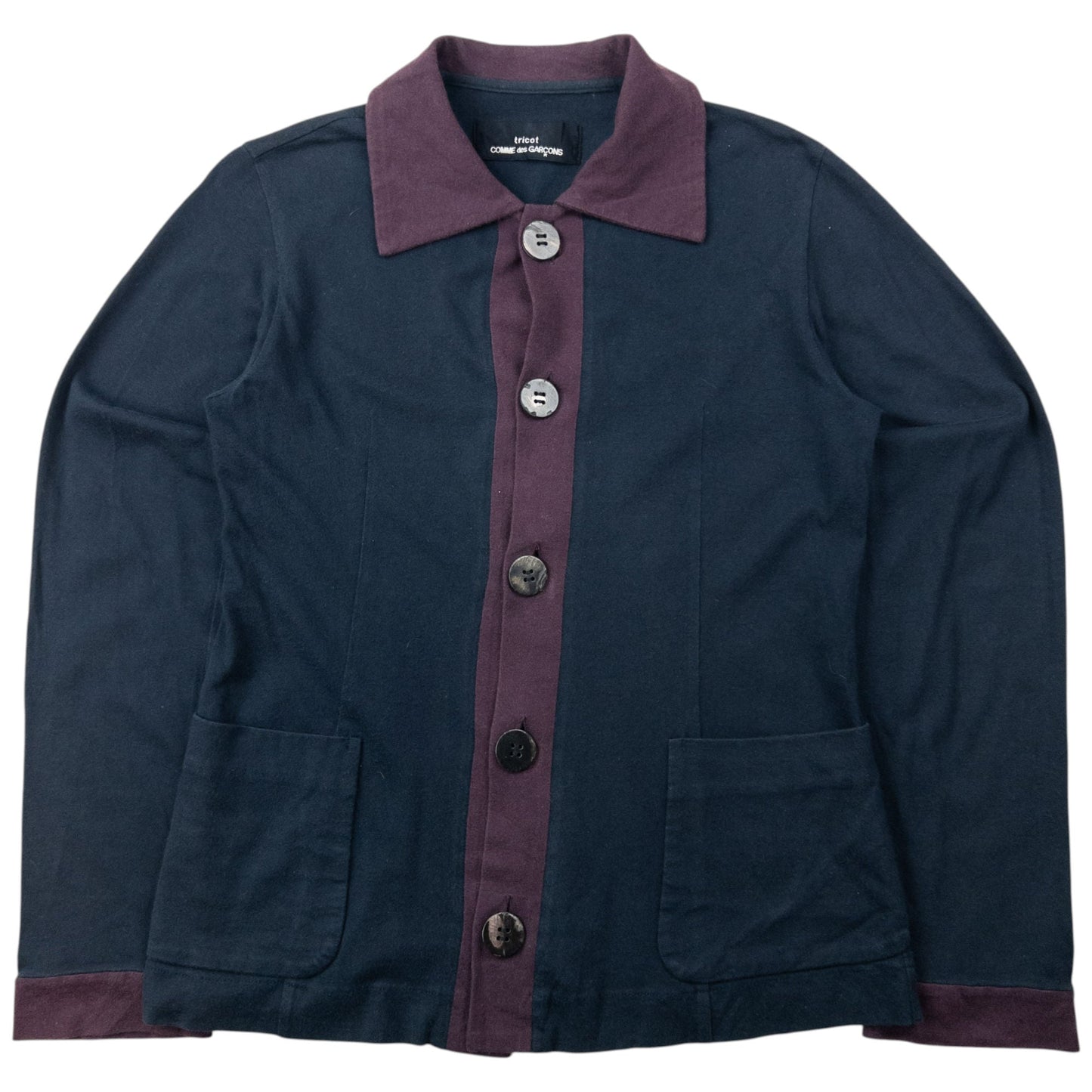 Vintage 1996 Comme Des Garçons Tricot Cardigan Womens Size S | Small, Navy
