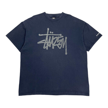 Vintage Stussy 25th Anniversary T-Shirt, Size XL | Large, Navy