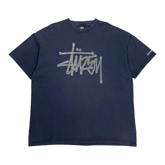 Vintage Stussy 25th Anniversary T-Shirt, Size XL | Large, Navy