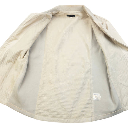 Vintage 90s Yohji Yamamoto Zip Up Jacket Womens Size M | Medium, Beige