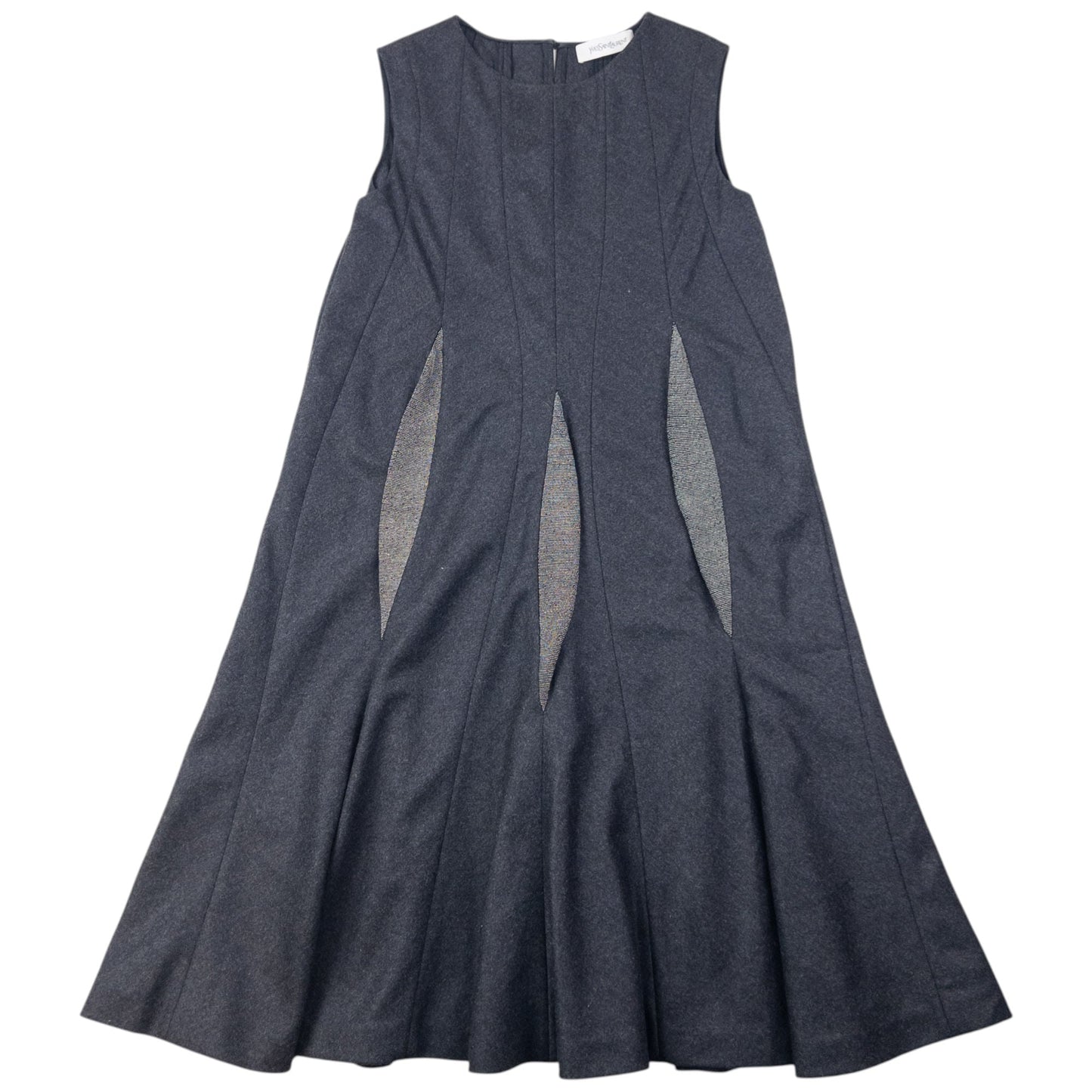 Vintage 2000s YSL Yves Saint Laurent Wool Dress Womens Size M