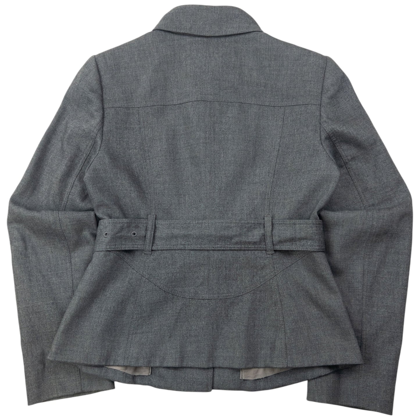 Vintage Burberry Belt Waist Jacket Womens Size S | Small, Grey