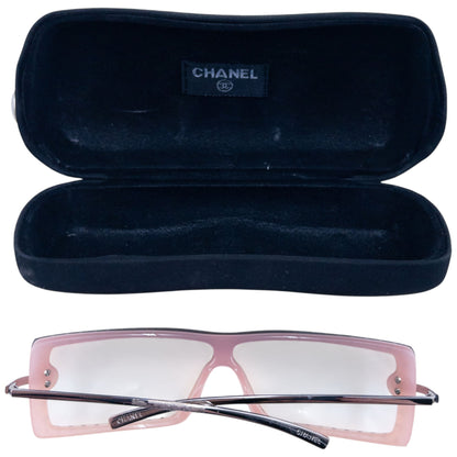 Vintage Chanel Diamanté Sunglasses | O/S, Pink