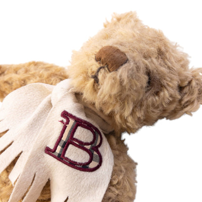 Vintage 2000s Burberry Embroidered Scarf Teddy Bear | O/S, Multicoloured