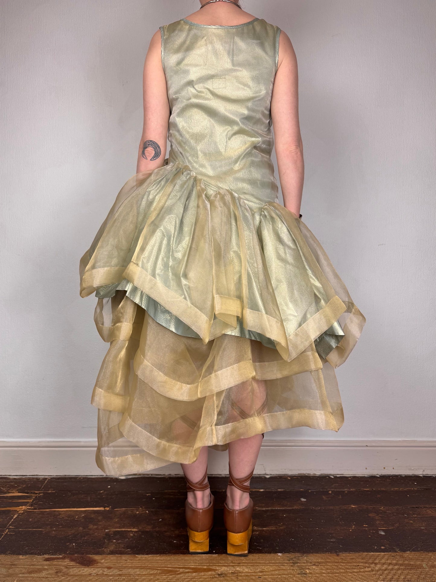 Vivienne Westwood F/W 2012 Queen’s Jubilee Capsule Collection Gold Label lamé organza gown