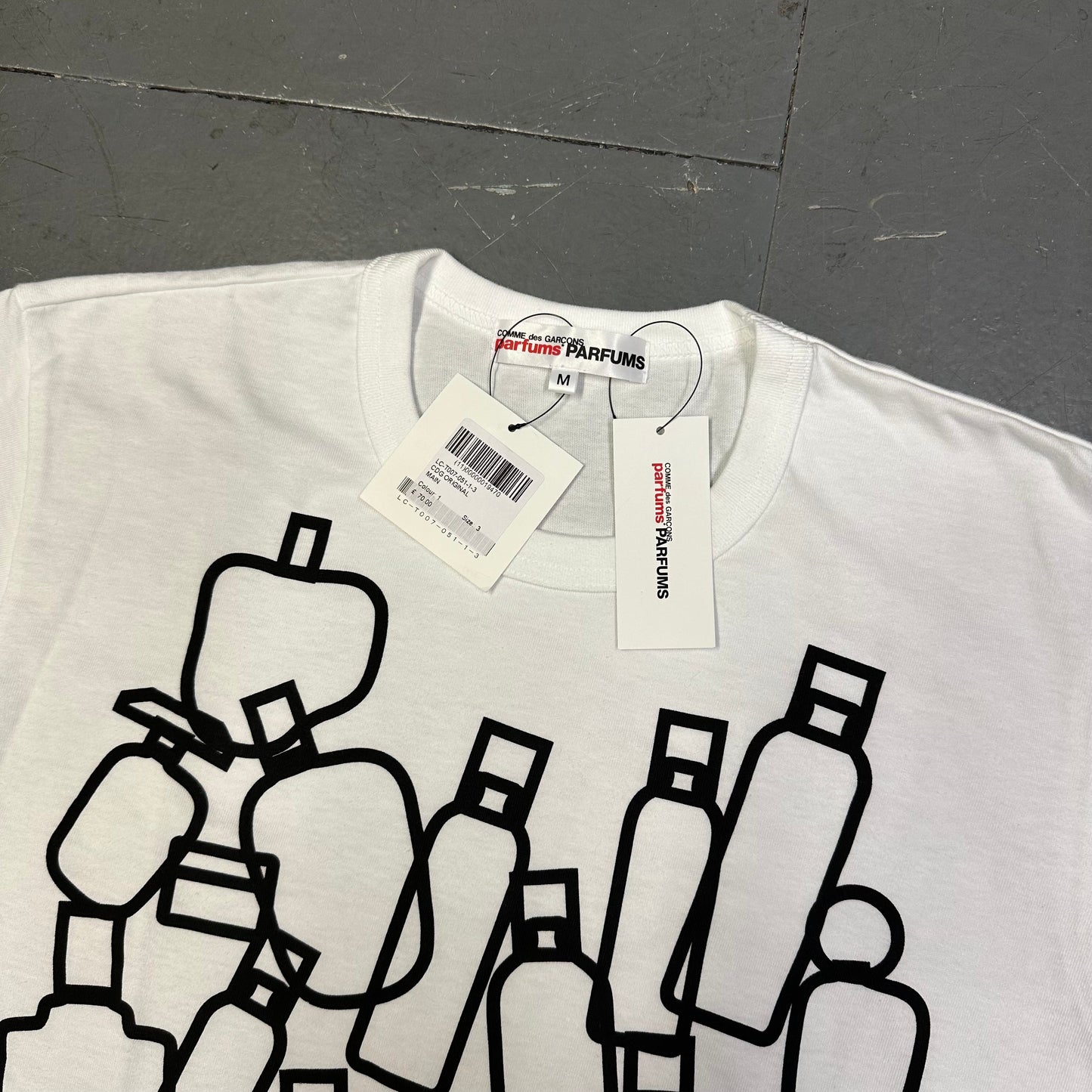 Commes Des Garçons Parfums T-Shirt In White ( M )