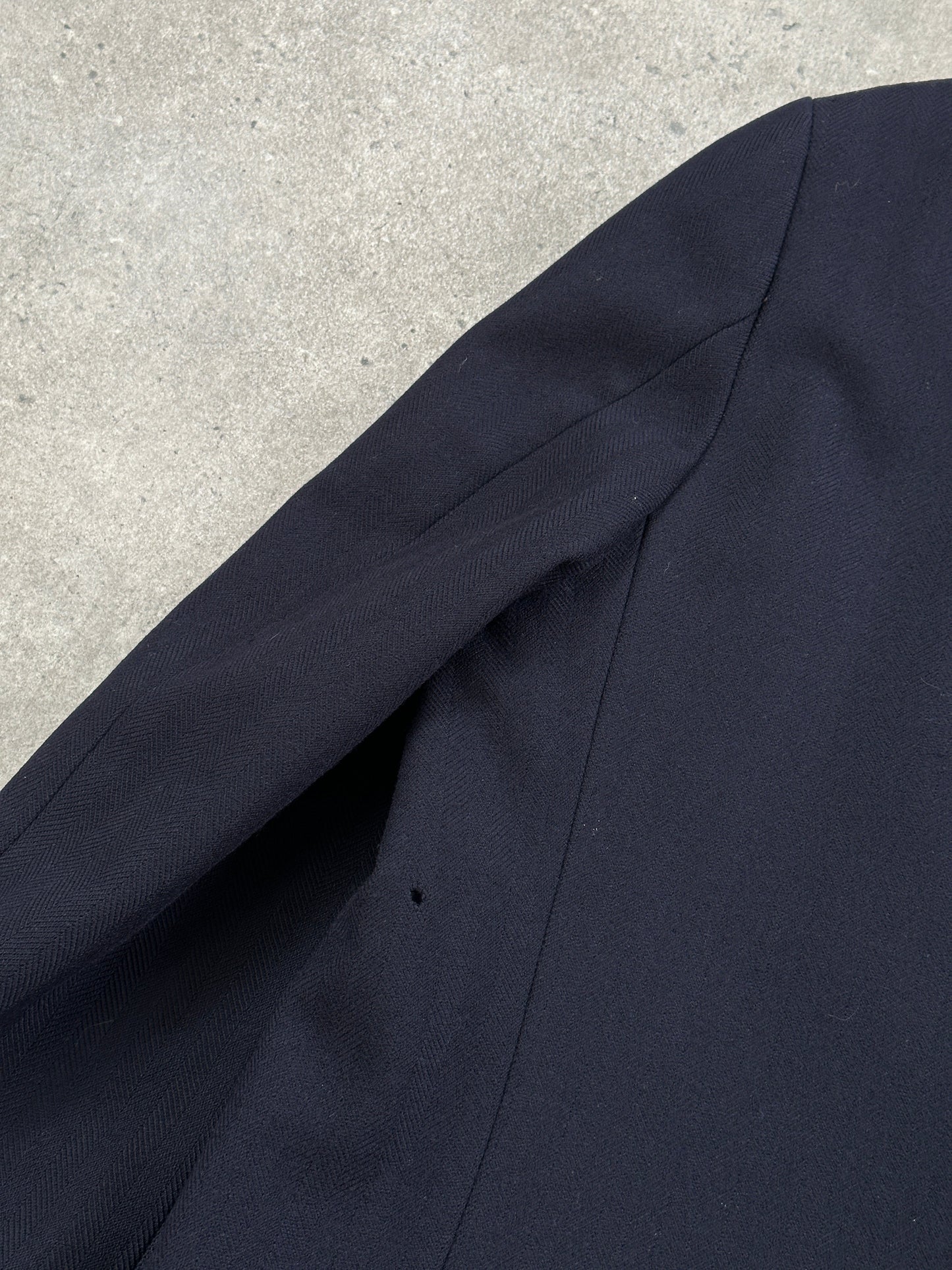 Christian Dior 1990s Pure Wool Concealed Placket Coat - XL