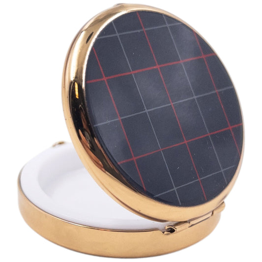 Vintage 90s Burberry Nova Check Compact Pill Box | O/S, Gold