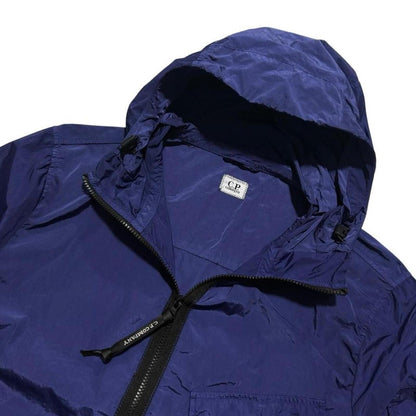 CP Company Nylon Zip Up Jacket | Large, Cobalt Blue