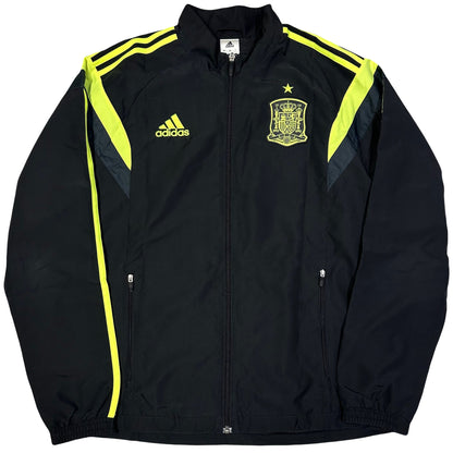 Adidas Spain 2014/15 Tracksuit In Black ( M )