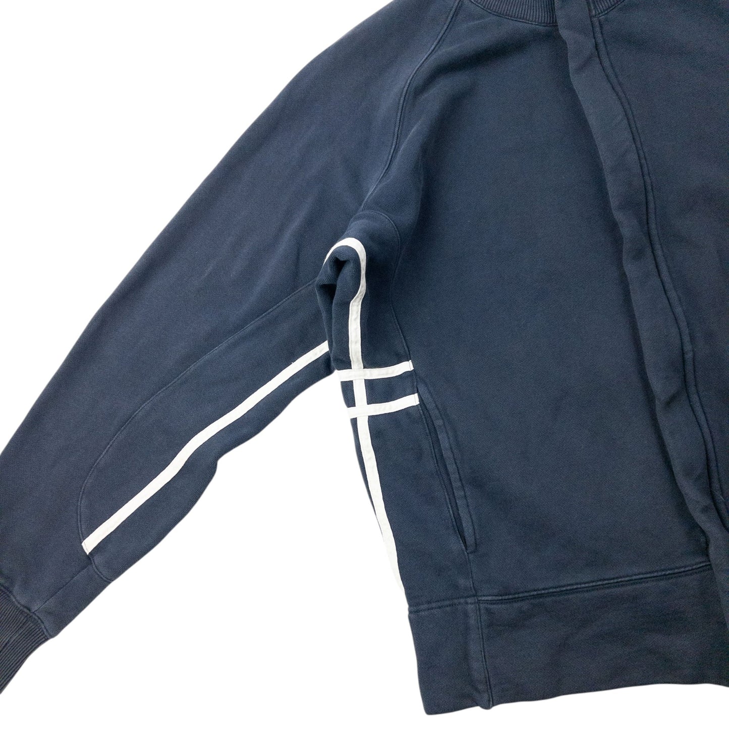 Vintage 2000s Burberry Zip Up Sweatshirt Size M | Medium, Navy