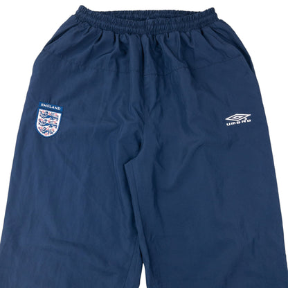 Vintage Umbro England Football Tracksuit Bottoms Size M | Medium, Navy