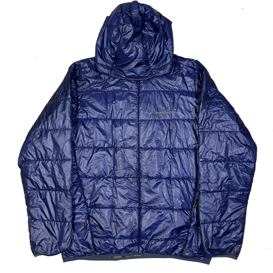 Montbell Lightweight Puffer Jacket In Blue ( M )