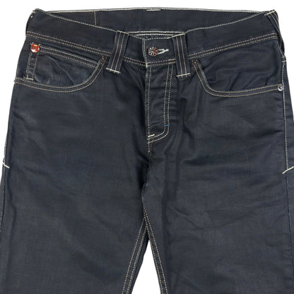 Vintage Puma X Evisu Double Gull Japanese Denim Jeans Size W32