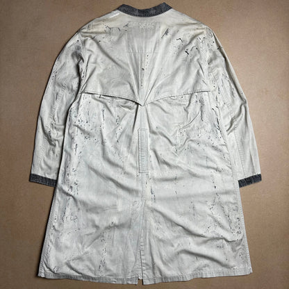 S/S 1985 Light Grey Raso Gommato Marina Rain Coat