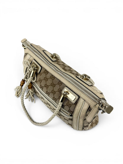 Vintage 90s Gucci GG Monogram Bella Handbag | O/S, Multicoloured