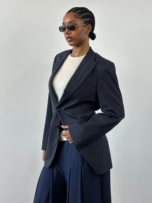 Yves Saint Laurent Rive Gauche 1990s Pure Wool Blazer - 36R/M