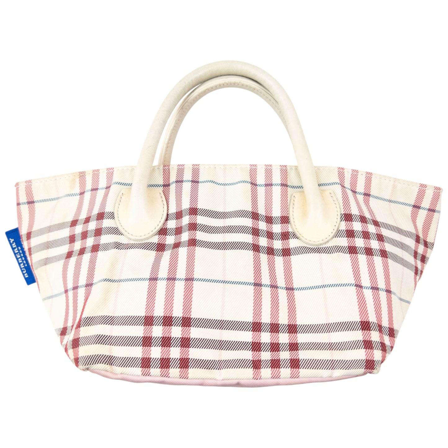 Vintage 2000s Burberry Blue Label Nova Check Handbag | O/S, Blue