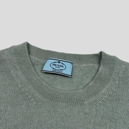 Prada Milano 2014 Peruvian Alpaca Wool Mint Green Knit - IT48 (M)