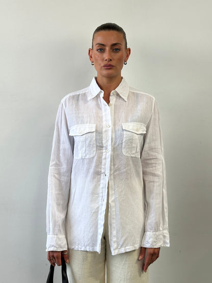 Max Mara Pure Linen Shirt - M/L