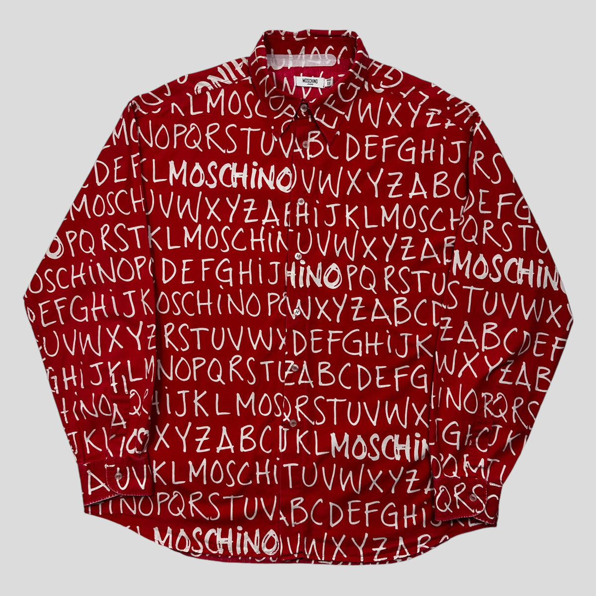 Moschino Jeans 00’s ABC Set Red - W32 & XXL | W32, Red
