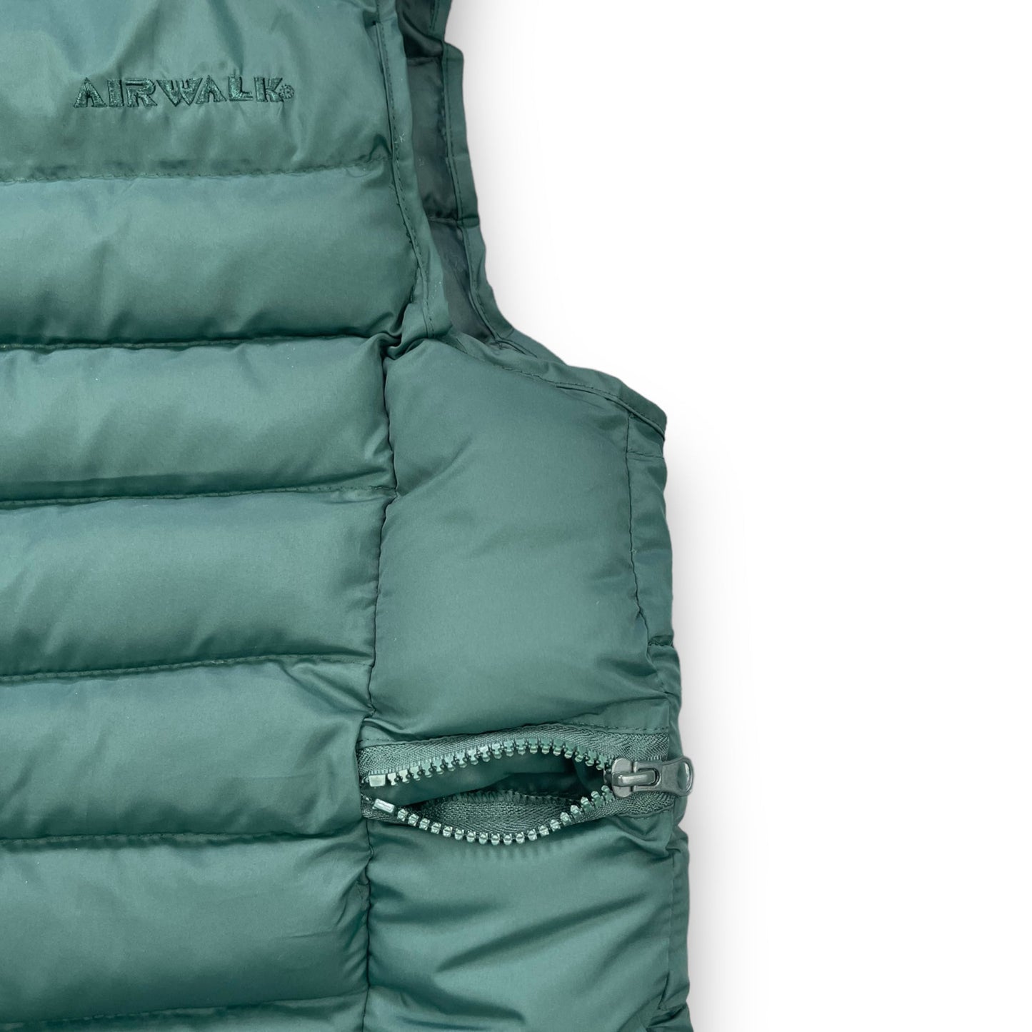 2000's Airwalk Ballistic Puffer Vest (M) | Default Title, Green