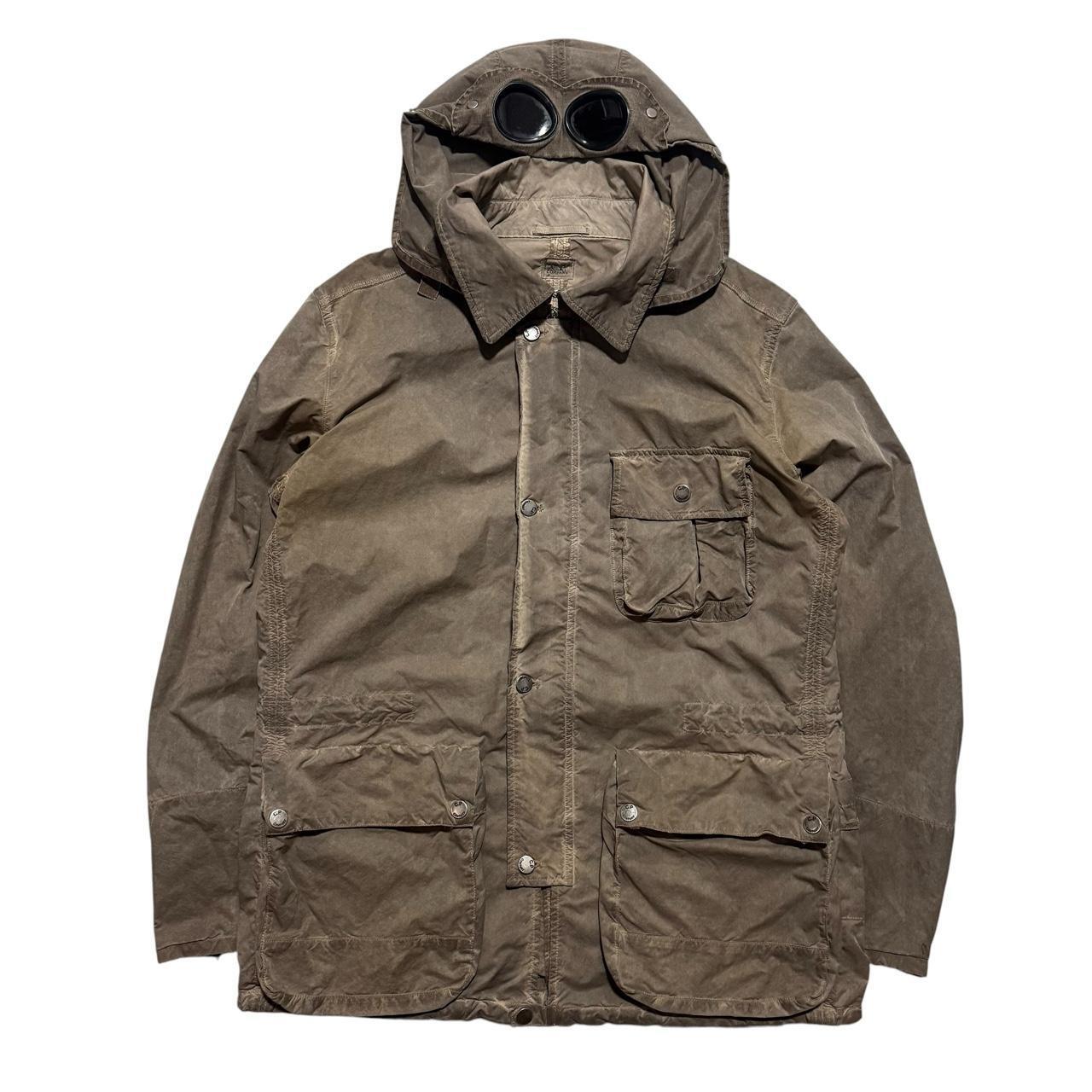 CP Company Tinto Terra Goggle Jacket | XL, Brown