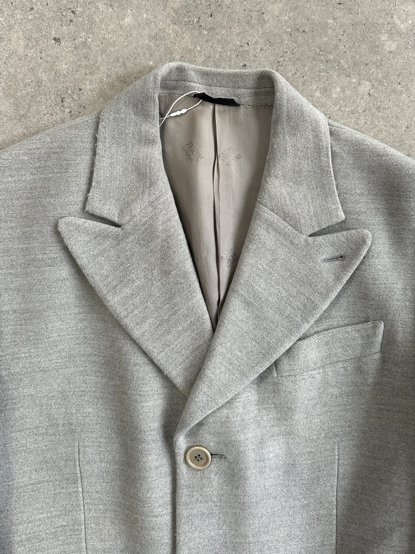 Gianfranco Ferre 1990s Wool Single Breasted Coat - L