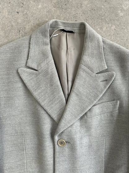 Gianfranco Ferre 1990s Wool Single Breasted Coat - L